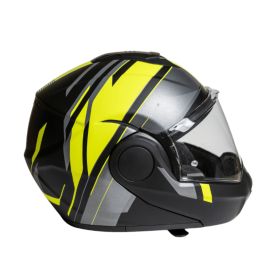 Reversible Modular Helmet MPH ARTRA Vision Black Silver Yellow