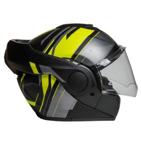 Reversible Modular Helmet MPH ARTRA Vision Black Silver Yellow