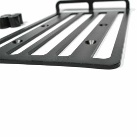 MRP Hinterer Gepäckträger 25x16 cm Schwarz lackierter Stahl
