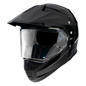 Casque Enduro MT Helmets Synchrony Duosport SV Solid A1 Noir Brillant