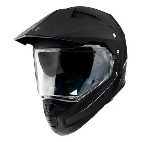 Casco Enduro MT Helmets Synchrony Duosport SV Solid A1 Nero Opaco