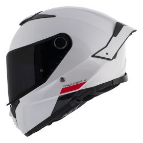 Full Face Helmet MT Helmets Thunder 4 SV Solid A0 White Gloss