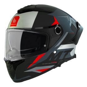 Full Face Helmet MT Helmets Thunder 4 SV Exeo B5 Black Red Matt