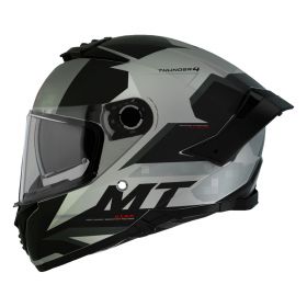 Integralhelm MT Helmets Thunder 4 SV Exeo C2 Schwarz Grau Glänzend