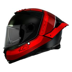 Integralhelm MT Helmets Thunder 4 SV R25 B35 Schwarz Rot Glänzend