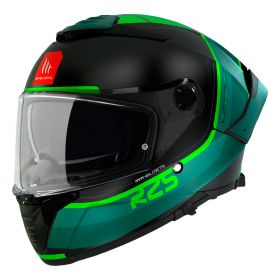 Casco Integrale MT Helmets Thunder 4 SV R25 C6 Nero Verde Opaco