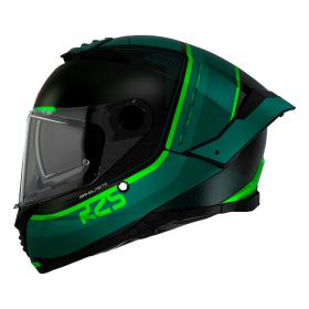 Full Face Helmet MT Helmets Thunder 4 SV R25 C6 Black Green Matt