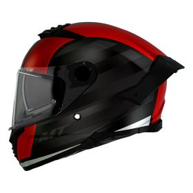 Integralhelm MT Helmets Thunder 4 SV Threads B5 Schwarz Rot Matt