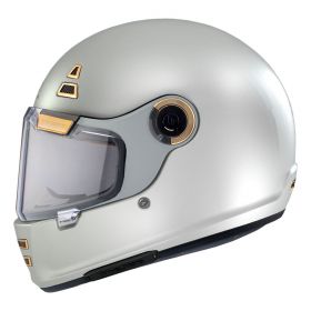 Full Face Helmet MT Helmets Jarama Solid A0 White Gloss