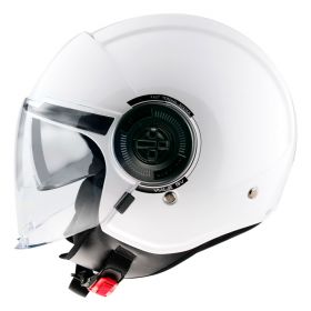 Jet Helmet MT Helmets Viale SV S Solid A0 White Gloss