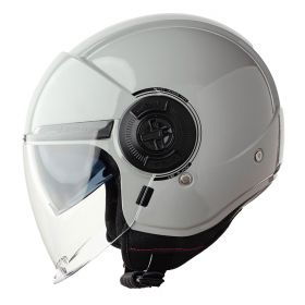 Casco Jet MT Helmets Viale SV S Solid A12 Grigio Lucido