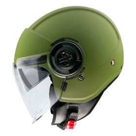 Casco Jet MT Helmets Viale SV S Solid A6 Verde Opaco