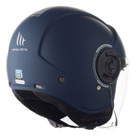 Casco Jet MT Helmets Viale SV S Solid A7 Blu Opaco