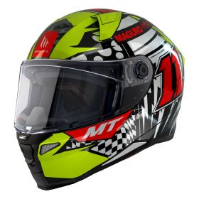 Integralhelm MT Helmets Revenge 2 S Sergio Garcia A3 Glänzend