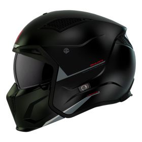 Casco Modulare MT Helmets Streetfighter SV S Solid A1 Nero Opaco