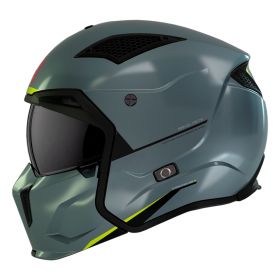 Casco Modulare MT Helmets Streetfighter SV S Solid A22 Grigio Lucido