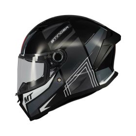 MT HELMETS STINGER 2 TRON B12 Glossy Black Full Face Helmet