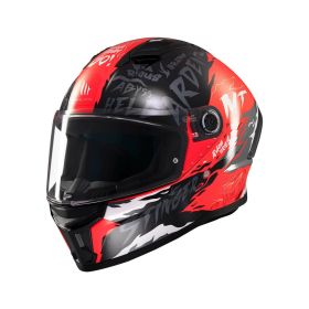 MT HELMETS STINGER 2 ARDENT C5 Vollvisierhelm Glänzend Grau/Rot