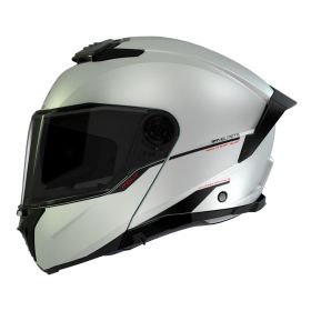 Casco Modulare MT Helmets Atom 2 SV Solid A0 Bianco Lucido