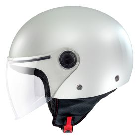 Casco Jet MT Helmets Street S Solid A0 Bianco Lucido