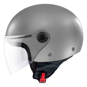 Jet Helmet MT Helmets Street S Solid A12 Gray Matt