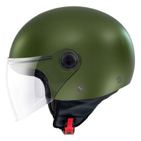 Casque Jet MT Helmets Street S Solid A6 Vert Mat