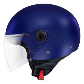 Jet Helmet MT Helmets Street S Solid A7 Blue Matt
