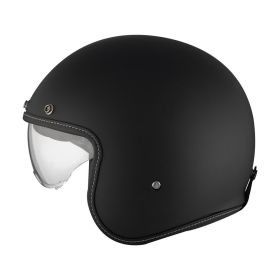 Casco Jet MT Helmets Le Mans 2 SV S Solid A1 Nero Opaco