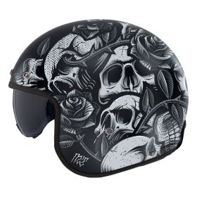 Jet Helmet MT Helmets Le Mans 2 SV S Breakout B2 Black Matt