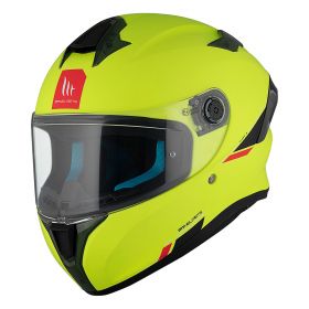 Casco Integrale MT Helmets Targo S Solid A3 Giallo Opaco