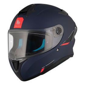 Full Face Helmet MT Helmets Targo S Solid A7 Blue Matt