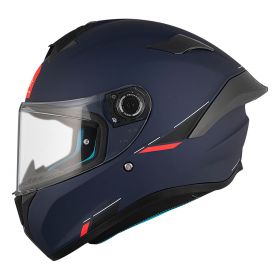 Full Face Helmet MT Helmets Targo S Solid A7 Blue Matt