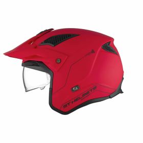 Casco Jet MT HELMETS TR902SVB DISTRICT SV S SOLID A5 rosso/grigio opaco