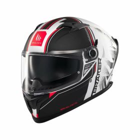 MT HELMETS BRAKER SV CHARM A1 Full Face Helmet Matte White/Black