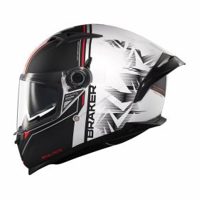 MT HELMETS BRAKER SV CHARM A1 Full Face Helmet Matte White/Black