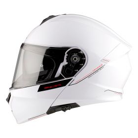Casco Modulare MT Helmets Genesis SV Solid A0 Bianco Lucido