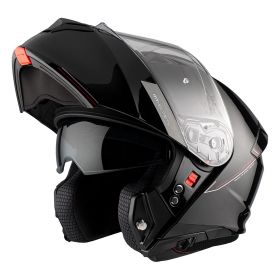 Casco Modulare MT Helmets Genesis SV Solid A1 Nero Lucido