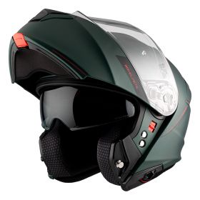 Modular Helmet MT Helmets Genesis SV Solid A6 Green Matt