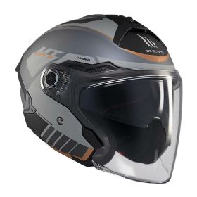 MT HELMETS COSMO SV CRUISER C2 Matte Grey Jet Helmet