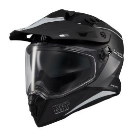 MT HELMETS TRACK SV ARIES B1 Vollvisierhelm Matt Schwarz/Weiß
