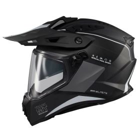 MT HELMETS TRACK SV ARIES B1 Vollvisierhelm Matt Schwarz/Weiß