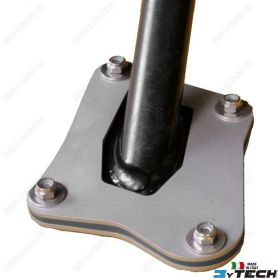 MYTECH ALUMINIUM SIDE STAND PLATE SILVER