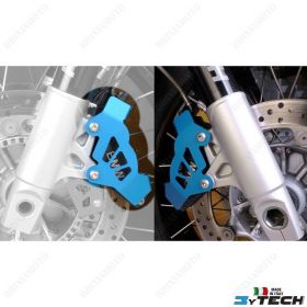 COUPLE OF BLUE FRONT BRAKE CALIPERS PROTECTIONS MYTECH BMW 1200 R GS K25 04/12