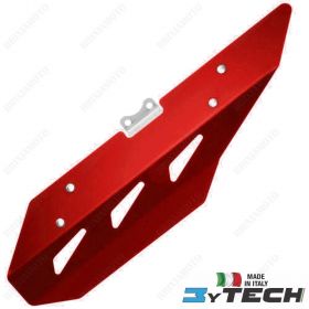 EXHAUST GUARD PROTECTION RED MYTECH BMW 800 F GS (K72) (MOZZO FORI Ø 10,5) 08/16