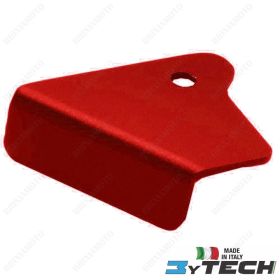 REAR ABS SENSOR PROTECTION ALUMINIUM RED MYTECH BMW 800 F GS (K72) 08/16