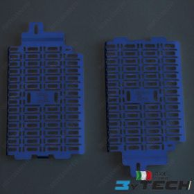 COUPLE OF RADIATOR PROTECTIONS STEEL BLUE-VIOLET BMW 1200 R GS ADV K51 14/16