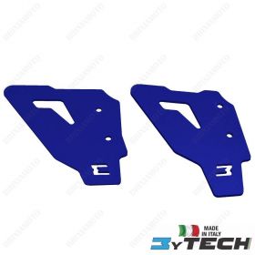 COUPLE OF HEEL GUARD PROTECTIONS BLUE-VIOLET MYTECH BMW 1200 R GS ADV K51 14/16