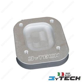MYTECH ALUMINIUM SIDE STAND PLATE SILVER MOTO GUZZI 750 V7 12/16