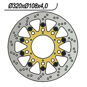 DISQUE FREIN MOTO NG 022