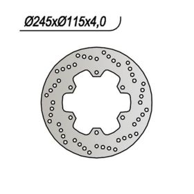 NG Hinterbremsenscheibe rechte Seite 6 Löcher von 8,25 mm